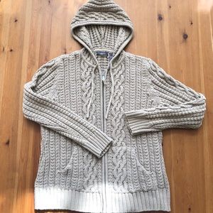 Knit Liz Claiborne Zip Hoodie